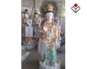 Religious Colored Sculptures