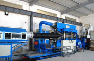 PVC Double Wall Corrugation Pipe Extrusion Line