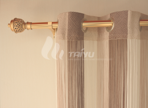 Woven String Curtain With Eyelet