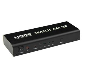 Switcher HDMI 4X1 1.4v(Coaxial ) SK-SW1441CA