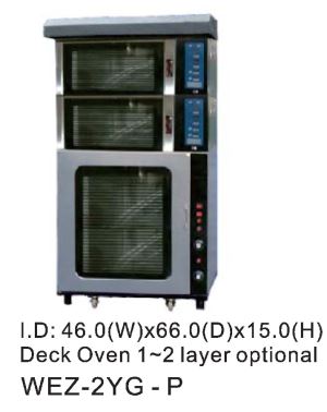 Electric Single Tray 40x60 Deck Oven WEZ-1Y