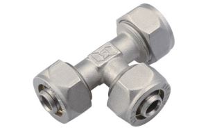 Brass Compression Fitting Equal Tee
