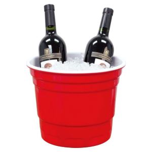 Melamine Red Party Ice Bucket
