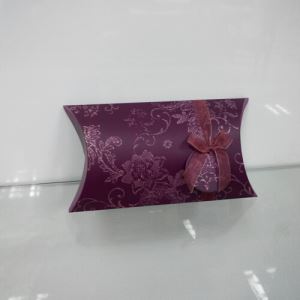 Printed Pillow Box With Glitter