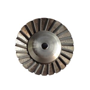 4 Inch Aluminum Turbo Diamond Grinding Cup Wheel for Granite Stone