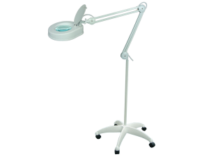 5 Inch Magnifier Lamp On Floor Stand