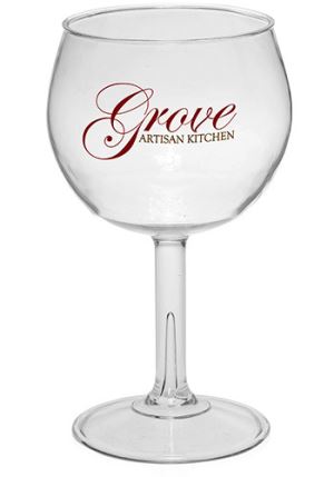 18.5 Oz Large Bowl Plastic Wine Glasses