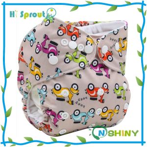 Printed PUL All In One Cloth Diaper