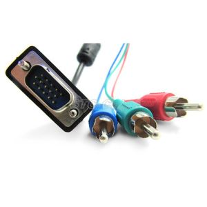 VGA To 3 RCA Component Cable-M/M