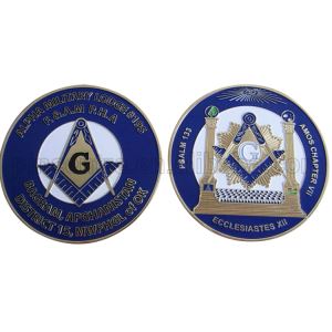 Custom Masonic Challenge Coins