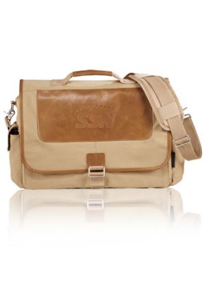 Field And Co. Cambridge Collection Logo Compu-Messenger Bags