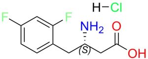 (S)-3-amino-4-(2,4-difluorophenyl)-butyric Acid-HCl , 1336324-29-8 , L-3-amino-4-(2,4-difluorophenyl)-butyric acid-HCl , (S)-3-amino-4-(2,4-difluorophenyl) ,L-3-amino-4-(2,4-difluorophenyl)
