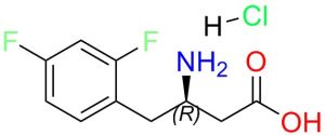 (R)-3-amino-4-(2,4-difluorophenyl)-butyric Acid-HCl , 1335470-16-0 , D-3-amino-4-(2,4-difluorophenyl)-butyric acid-HCl , (R)-3-amino-4-(2,4-difluorophenyl) , D-3-amino-4-(2,4-difluorophenyl)