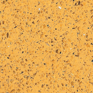 SS1802 Crystal Yellow Artificial Stone Countertops Kitchen Quartz Tops