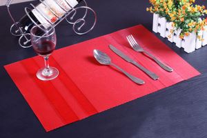 Red Textilene Placemats