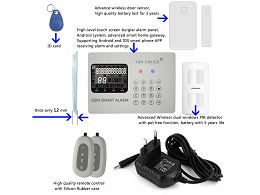 Luxurious Touch Screen GSM network Alarm Host