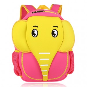 3D Kids Animal Backpack, Neoprene Elephant Backpack