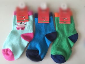 3-Pack Kids Soft Bulk Socks Fine Knit Candy Color