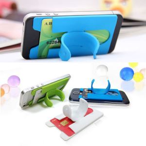 Silicone Phone Back Pocket With Holder