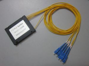 1x4 SC UPC Connectorized PLC Splitter In ABS Box