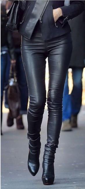 Women's Skinny-fit Leather Trouser