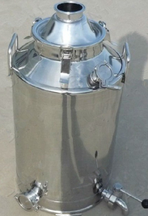 13Gallon Milk Can Boiler With 2" Clamp Fitting Column