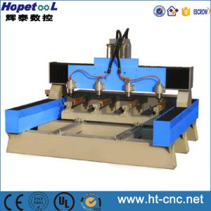 Four Heads Cylinder CNC Router