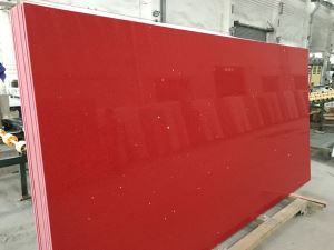 Red Mirror Quartz Slabs
