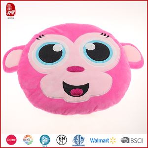 Cute Pink Monkey Pillow