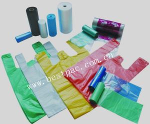 HDPE/LDPE Quick Tie Bin Liners On Roll