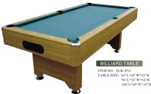 Excellent MDF Billiard Table