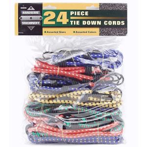 24PC Tie Down Cords