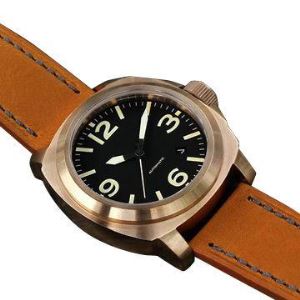wholesale Men's  Watches  Diver' Swiss Quartz Leather Strap