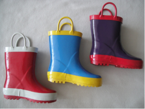 Children's Rainday Colorful Resistance Waterproof Easy Clean Rain Rubber Boots