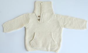 Kids Knit Sweater With Big Front Pocket