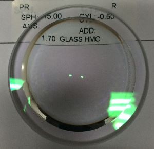Distributor 1.70 Glass Rx Lens