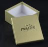 Golden Base And Lid Box With Embossing
