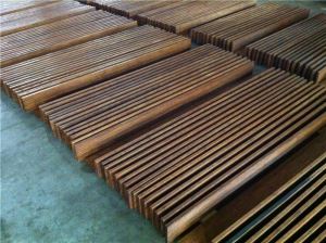 Riffle Surface Outdoor Strand Woven Bamboo Decking