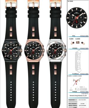 Wholesale New Mens Analog Silicone Sport Quartz Black Boys Wrist Watch Watches