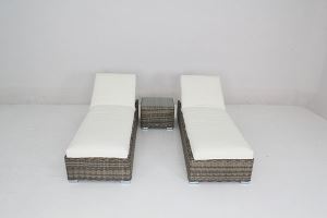 Patio Rattan Lounge Set Furniture Wicker