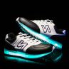 2016 Wholesales Mens LED Shoes Colorful Charging LED Flaring Shoes Night Fluorescent Light Shoes