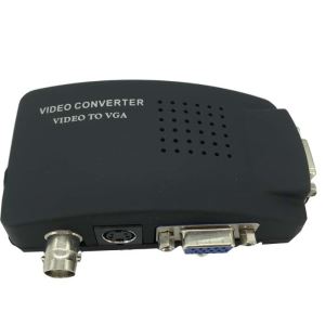 BNC S-Video To VGA Video Converter For CCTV Camera Accessories (BTV100)