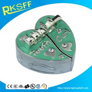 Zinc Alloy Green Heart-shaped Tooth Boxes