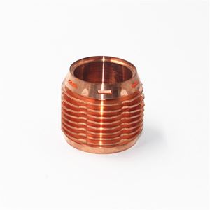 Copper CNC Machining, Copper Components for flashlight