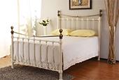 European French Style Classic and Modern King Size Bed Frame in Brass