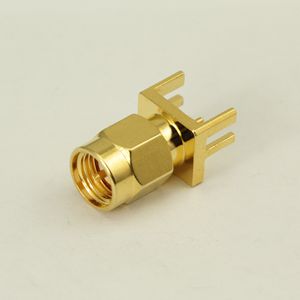 SMA straight/right angle plug(male) or Jack(female) PCB connectors for edge launch/through hole/surface mount