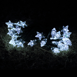 White 30 LED Star Solar String Light For Garden Decoration