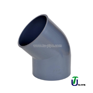UPVC 45° Elbows DIN PN 10 (Solvent Joint)