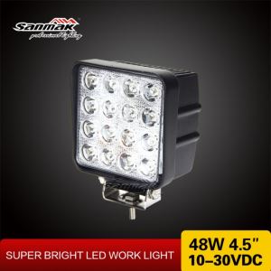 Best Square 4 inch 48W 24 Volt LED Work Lights for Cars
