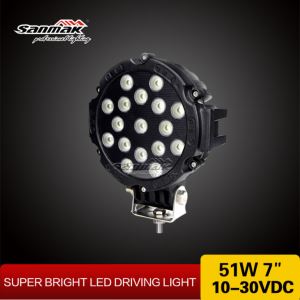 51w Offroad Light 7inch Round Best LED Work Lights